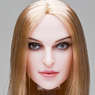 Very Cool 1/6 Female Head - blonde / Straight (Fashion Doll)