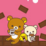 Chara Hard Covers for Nintendo 3DSLL Rilakkuma Chocolate & Coffee (Anime Toy)