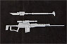 Weapon Unit MW09R Naginata/Sniper Rifle (Plastic model)