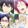 Free! PVC Collection coaster Sheet 1 (Anime Toy)