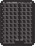 汎用表記インレタ 103系0番台検査表記・大井工 (非ユニットサッシ車・白) (1枚入) (鉄道模型)
