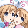 Hyperdimension Neptunia the Animation Can Badge G Rom & Ram (Anime Toy)