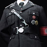 POP Toys 1/6 WWII German Army Black Officer Dress Suit Set Ladies` (Fashion Doll)
