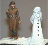 1/35 Snow sculpture and American soldiers (Plastic model)