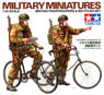British Airborne soldier bicycle set (Plastic model)