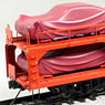 (HOj) [Limited Edition] JNR Ku 5000 Car Transporter w/Bogie Frame : Type A (Pre-colored Completed Model) (Model Train)