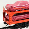 (HOj) [Limited Edition] JNR Ku 5000 Car Transporter w/Bogie Frame : Type C (Pre-colored Completed Model) (Model Train)