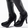Very Cool 1/6 Knee-high Boots (Black) (Fashion Doll)