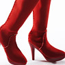 Very Cool 1/6 Knee-high Boots (Red) (Fashion Doll)