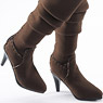 Very Cool 1/6 Long Boots (Brown) (Fashion Doll)