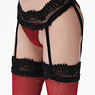 Very Cool 1/6 Sexy Lace Garter Stocking 3 Set (Red & Black) (Fashion Doll)