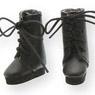 Lace-up Short Boots (Black) (Fashion Doll)