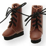 Lace-up Short Boots (Brown) (Fashion Doll)