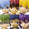 Half Age Characters Kuroko`s Basketball [Generation of Miracle] 6 pieces (PVC Figure