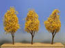 `Tree of N` #9 Roadside trees - Yellow (3pcs.) (Model Train)