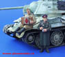 Red Army Soldier, WWII – Accordionist & NKVD Officer (Plastic model)
