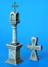 Stone Column with Peace - Offering Cross (Plastic model)
