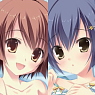 D.C.III R X-rated Sara & Aoi Bed Sheets (with Official Visual Fanbook) (Anime Toy)