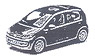 VW up! 4ドア 2012 (ダークシルバー) (ミニカー)