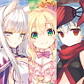 Dungeon Travelers 2 Clear Poster Set B Mefmera/Erthuricia/Tsurara (Anime Toy)