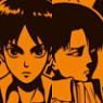 Attack on Titan Acrylic Tumbler Eren & Levi (Orange) (Anime Toy)