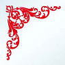 Character Sleeve Protector [Pattern of the World] [Arabesque Red] (Card Sleeve)