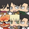 Attack on Titan Chimi Attack Earphone Jack Mascot 6 pieces (Anime Toy)