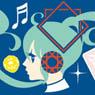 Hatsune Miku [music box doll] Chara Deco Tape A Navy (Anime Toy)