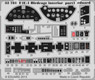 B-17G フライングフォートレス 無線手席 内装 カラーエッチングパーツ (接着剤付) (プラモデル)