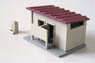 Public Toilet (with Drinking Fountain & Postings Sheet) (Completed) (Model Train)