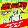 Create Your Own / Comicbook Hero Customizing Blank Standard Male Action Figure Customizing Kit (Completed)