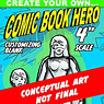 Create Your Own / Comicbook Hero Customizing Blank Standard Female Action Figure Customizing Kit (Completed)