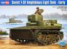 Soviet T-37 Amphibious Light Tank - Early Type (Plastic model)