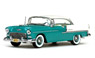1955 Chevrolet Bel Air Hard top (ivory/Legal turquoise)