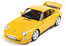ポルシェ 911 タイプ993 カレラ RS クラブスポーツ イエロー (ミニカー)