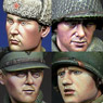 WW2 Allied Heads Set #1 (Plastic model)