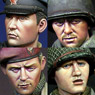 WW2 Allied Heads Set #2 (Plastic model)