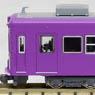 Keifuku Dentetsu (Keifuku Electric Railway) Type MOBO101 `Purple Paint No.104th Car` (Kyo-Murasaki Paint) (Motor Car) (Model Train)