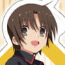 Little Busters! -Refrain- Cloth Sticker A (Naoe Riki) (Anime Toy)