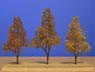 `Tree of N` #10 Dry leaves Tree - Three colors (3pcs.) (Model Train)
