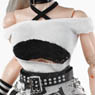 Dollsfigure - 1/6 Outfit for Women Sexy Punk Clothing Accessory Set (Fashion Doll)