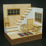 1/24 Living Room (A) w/Stairs (Craft Kit) (Accessory)