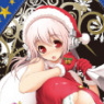 Super Sonico Suka-Jam Santa Blu M (Anime Toy)