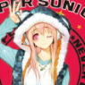 Super Sonico Jacket with Team`s Logo Tiger Parka Red M (Anime Toy)