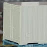 12f Container end panel and side panel (with One-way Ribs) L Type Open Two-way (Door Ribs Less) Paintless (Model Train)