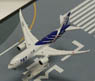 1/1000 787-8 JA801A 特別塗装機 主翼 空中姿勢 RWYつき (完成品飛行機)