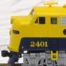 EMD E8A Alaska Railroad (Navy/Yellow) (#2401) (Model Train)