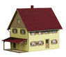 63600 (N) Residential House with Shelter (Wohnhaus) (Laser cut/Unassembled Kit) (Model Train)