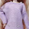 Knit One-piece set lilac ver. (Fashion Doll)