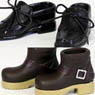 Tassel shoes (Black) & Short Boots (Brown) (Fashion Doll)